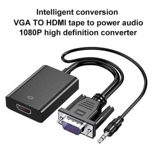 ADAPTATEUR VGA TO HDMI + AUDIO